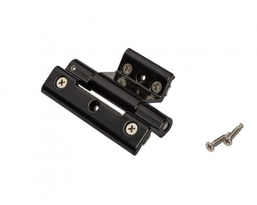 Петля поворотная оконная, Европаз, черн., Европаз V.01, V.02, (петля + 2 самореза)