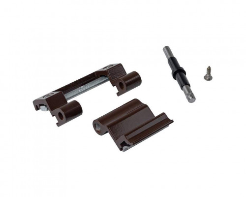 Петля поворотная/фрамужная оконная, Европаз V.01, V.02, нерегулир., корич. RAL8017 1 шт.