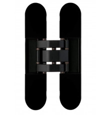 Петля скрытая, 3D, универсальная, 120x23 мм, 60 кг, цамак, черная