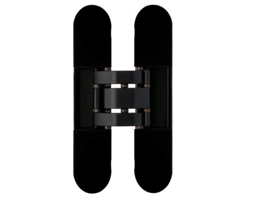 Петля скрытая, 3D, универсальная, 120x23 мм, 60 кг, цамак, черная