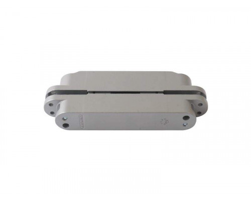 Петля скрытая, 3D, универсальная, 190x31 мм, 120 кг, цамак/алюминий, серебро матовое