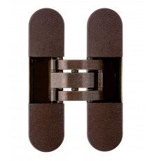 Петля скрытая, универсальная, 3D, 120x30 мм, 60 кг, цамак, бронза 1 шт.