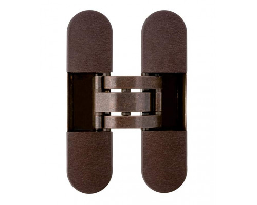 Петля скрытая, универсальная, 3D, 120x30 мм, 60 кг, цамак, бронза 1 шт.