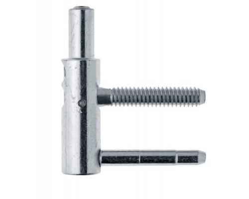 Петля ввертная, 4-штыревая, 3D, рамная часть, диаметр 20 мм, сталь, оцинкованный 1 шт.