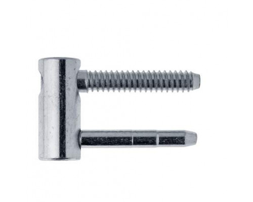 Петля ввертная, 4-штыревая, 3D, створочная часть, диаметр 16 мм, сталь, хромированный 1 шт.