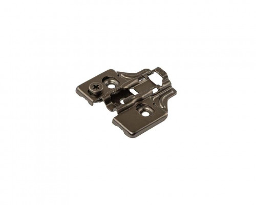 Планка монтажная 3D для петель Firmax Smartline Clip On BLACK,Soft-Close, H=2, крестовая с регулировкой по высоте, под саморез Планка монтажная 3D для петель Firmax Smartline Clip On BLACK,Soft-Close, H=2, крестовая с регулировкой по высоте, под саморез