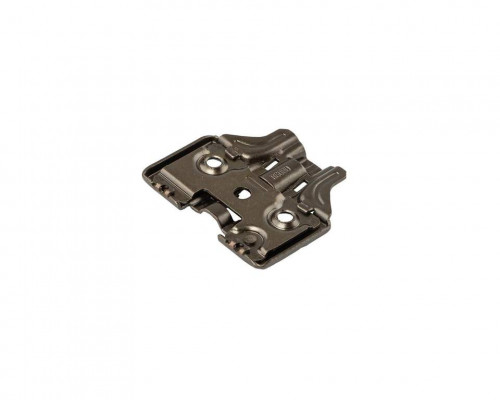 Планка монтажная 3D для петель Firmax Smartline Clip On BLACK, Soft-Close, H=0, крестовая с регулировкой по высоте, под саморез Планка монтажная 3D для петель Firmax Smartline Clip On BLACK, Soft-Close, H=0, крестовая с регулировкой по высоте, под саморез
