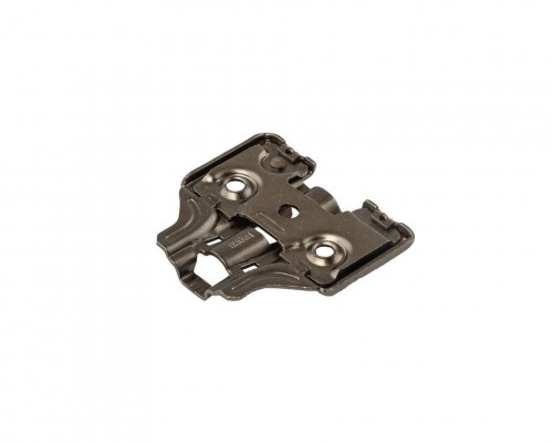 Планка монтажная 3D для петель Firmax Smartline Clip On BLACK, Soft-Close, H=0, крестовая с регулировкой по высоте, под саморез Планка монтажная 3D для петель Firmax Smartline Clip On BLACK, Soft-Close, H=0, крестовая с регулировкой по высоте, под саморез