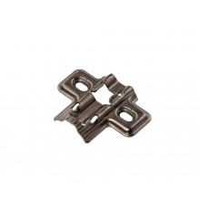 Планка монтажная для петель Alphalux  Titan, Clip-on, H=2, крестовая, под саморез, титан