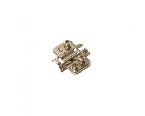 Планка монтажная для петель DTC Pivot Star Anyway Clip-on, H=2, крестовая с эксцентриковой регулировной по высоте, под евровинт Планка монтажная для петель DTC Pivot Star Anyway Clip-on, H=2, крестовая с эксцентриковой регулировной по высоте, под евровинт