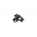 Планка монтажная для петель Firmax Smartline Clip On BLACK,Soft-Close,H=4, крестовая, евровинт