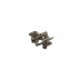Планка монтажная для петель Firmax Smartline Clip On BLACK,Soft-Close,H=4, крестовая, евровинт