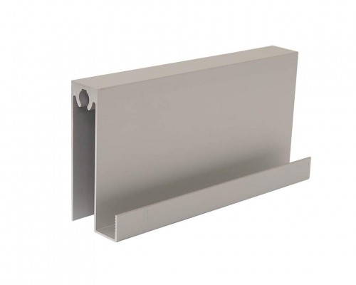Планка нижняя Classic Slim, алюминий, L=5800 мм, серебро. 1 шт. Планка нижняя Classic Slim, алюминий, L=5800 мм, серебро. 1 шт.