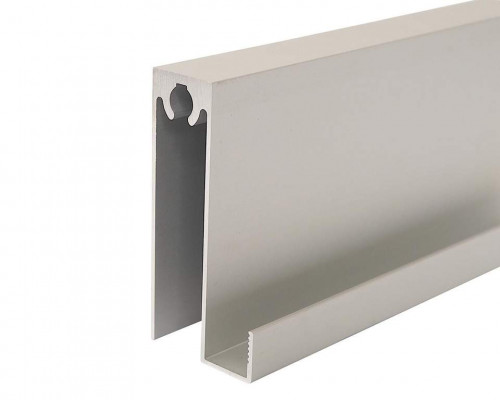 Планка нижняя Classic Slim, алюминий, L=5800 мм, серебро. 1 шт. Планка нижняя Classic Slim, алюминий, L=5800 мм, серебро. 1 шт.