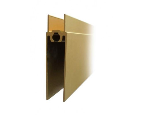 Планка нижняя, алюминий, L=5800 мм, золото. 1 шт.