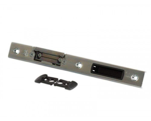 Планка ответная Maxbar для ригеля и защелки, регулируемая, левая, U24x5 1 шт. Планка ответная Maxbar для ригеля и защелки, регулируемая, левая, U24x5 1 шт.