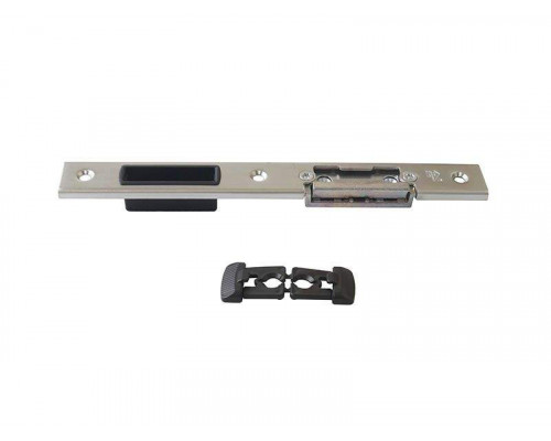 Планка ответная Maxbar для ригеля и защелки, регулируемая, левая, U24x5 1 шт. Планка ответная Maxbar для ригеля и защелки, регулируемая, левая, U24x5 1 шт.