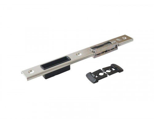 Планка ответная Maxbar для ригеля и защелки, регулируемая, левая, U24x5 1 шт. Планка ответная Maxbar для ригеля и защелки, регулируемая, левая, U24x5 1 шт.