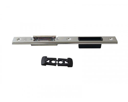 Планка ответная Maxbar для ригеля и защелки, регулируемая, левая, U24x5 1 шт. Планка ответная Maxbar для ригеля и защелки, регулируемая, левая, U24x5 1 шт.