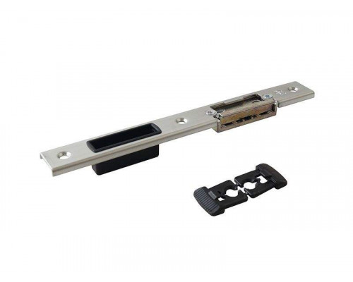 Планка ответная Maxbar для ригеля и защелки, регулируемая, левая, U24x5 1 шт. Планка ответная Maxbar для ригеля и защелки, регулируемая, левая, U24x5 1 шт.
