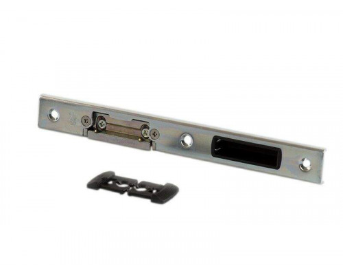 Планка ответная Maxbar для ригеля и защелки, регулируемая, правая, U24x5 1 шт. Планка ответная Maxbar для ригеля и защелки, регулируемая, правая, U24x5 1 шт.