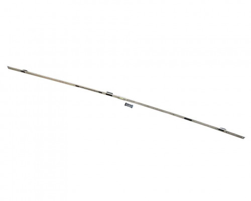 Планка ответная Maxbar левая длинная под врезной шпингалет для замка с 2 крюками (855GL), U24x5, +/-2мм, 1790 мм, для дверей 1870-2170 мм