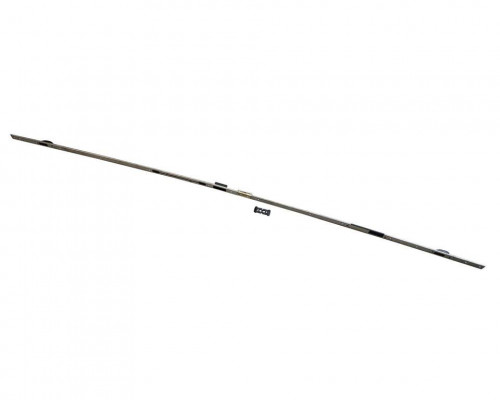 Планка ответная Maxbar правая длинная под врезной шпингалет для замка с 2  крюками (855GL), U24x5, +/-2мм, 1790 мм, для дверей 1870-2170 мм