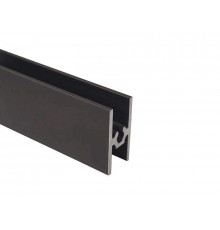 Планка средняя под крепеж, алюминий, L=5800 мм, бронза. 1 шт.