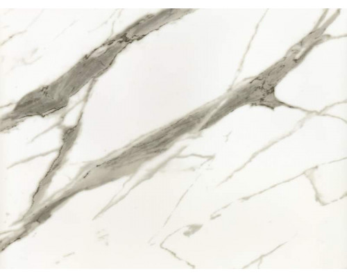 Плита МДФ AGT 1220*18*2800 мм, инд. упаковка, глянец Эфес белый 6007, обратная сторона новый белый