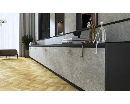 Плита МДФ AGT 3P 1220*18*2800 мм, двусторонняя, с тиснением, кроко блю 3062, горизонт., 1 шт.