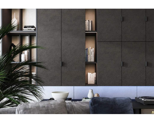 Плита МДФ AGT 3P 1220*18*2800 мм, двусторонняя, с тиснением, кроко крем 3064, горизонт.