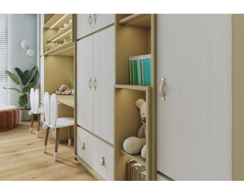 Плита МДФ AGT 3P 1220*18*2800 мм, двусторонняя, с тиснением, тимбер лайт 3061