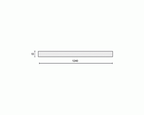 Плита МДФ ALVIC ZENIT 1240*18*2750 мм, суперматовый серое облако Metaldeco (Gris Nube Metaldeco ZENIT) 1 шт.