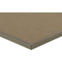 Плита МДФ ALVIC LUXE 1240*18*2750 мм, глянец текстиль серебро (Textil Plata) 1 шт.
