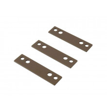 Подкладка под петлю рамная 2 мм, /3 шт./ темная бронза