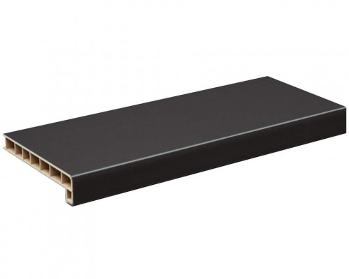 Подоконник пластиковый Moeller LD 40 /300/ ЧЁРНЫЙ /6,0м/ (clean-touch)