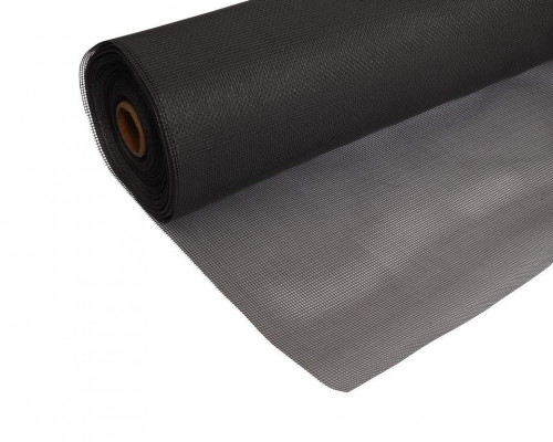 Полотно москитной сетки серый 1800мм /рул.30м/Gr