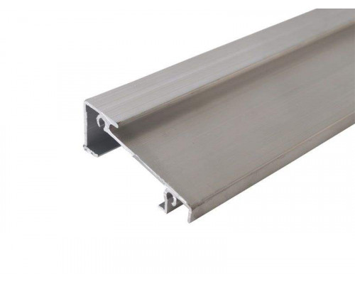 Порог алюминиевый для ПВХ дверей 1.5 не окрашенный (6м), 58 совместим с системой КБЕ, Проплекс, Новотекс