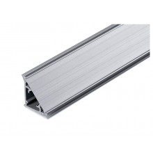 Бортик пристеночный треугольный алюминиевый, 30*25 мм, L=4000 мм, под вставку 1 шт.