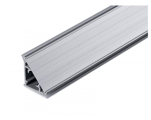 Бортик пристеночный треугольный алюминиевый, 30*25 мм, L=4000 мм, под вставку 1 шт.