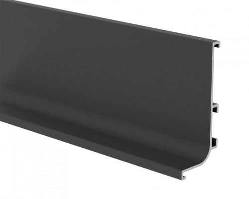 Профиль GOLA FIRMAX L-образный для нижних баз L=4200mm, алюминий черный браш