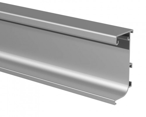 Профиль GOLA FIRMAX L-образный для нижних баз с пазом д/светодиодной ленты, L=4200mm, алюминий