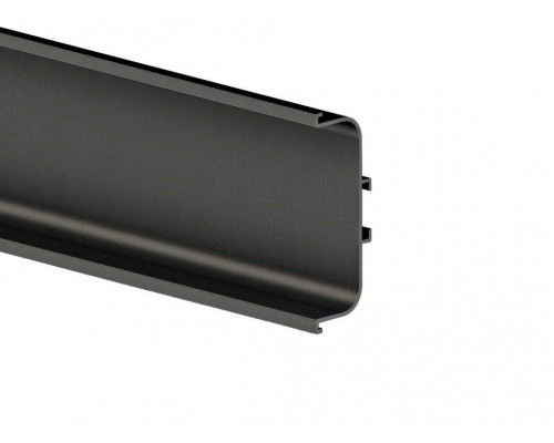 Профиль GOLA FIRMAX П-образный для нижних баз L=4200mm, алюминий черный 1 шт.