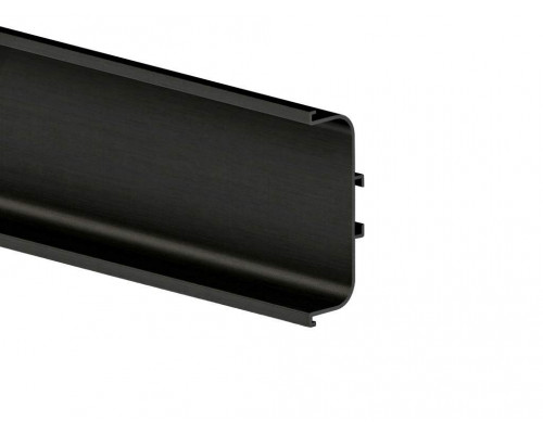 Профиль GOLA FIRMAX П-образный для нижних баз L=4200mm, алюминий черный браш