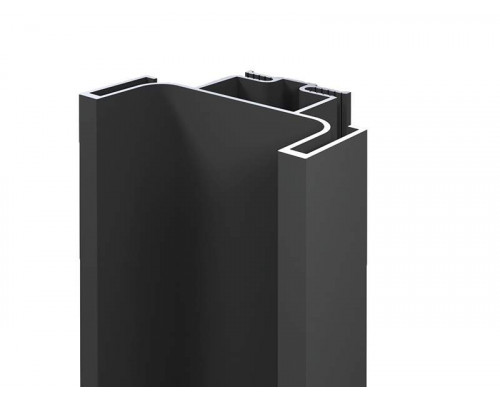 Профиль GOLA FIRMAX вертикальный средний L=3000mm, алюминий черный 1 шт.