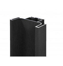 Профиль GOLA FIRMAX вертикальный средний L=3000mm, алюминий черный браш