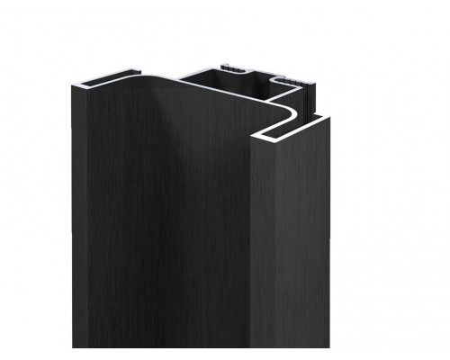 Профиль GOLA FIRMAX вертикальный средний L=3000mm, алюминий черный браш