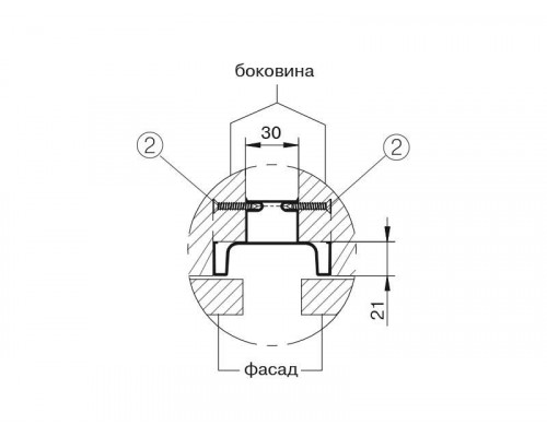 Профиль GOLA FIRMAX вертикальный средний L=3000mm, алюминий шампань 1 шт. Профиль GOLA FIRMAX вертикальный средний L=3000mm, алюминий шампань 1 шт.