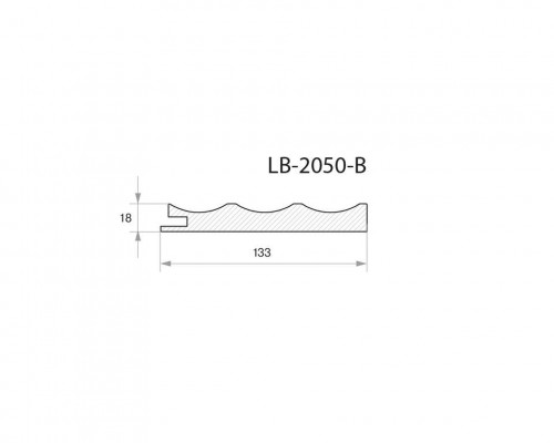 Профиль МДФ AGT LB-2050-B 18*133*2800 мм, супермат серый шторм (726) 1 шт. Профиль МДФ AGT LB-2050-B 18*133*2800 мм, супермат серый шторм (726) 1 шт.
