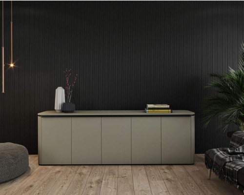 Профиль МДФ AGT LB-2200-Y 18*101*2800 мм, матовый спектрум темный 6024